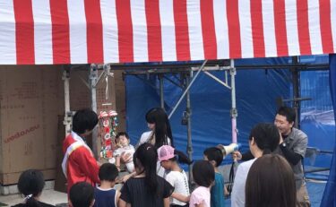 中津川I様邸の上棟祭り