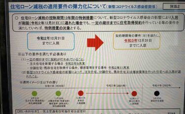 住宅ローン減税控除期間１３年間の特例措置を活用しよう