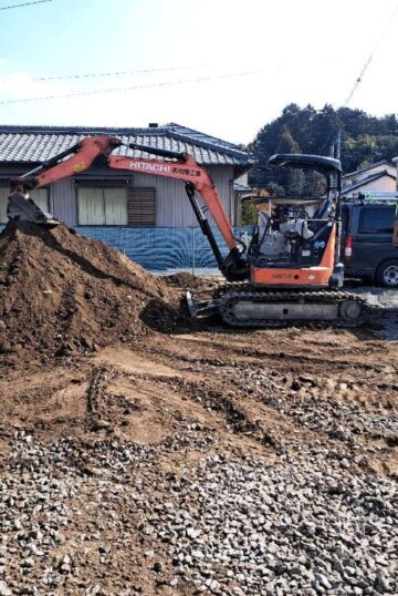 基礎工事着工