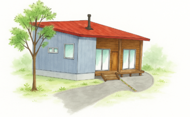 【2日間限定】岐阜県関市洞戸 注文住宅完成見学会「36坪の平屋に薪ストーブと広い土間。山の中の非日常を日常に。」